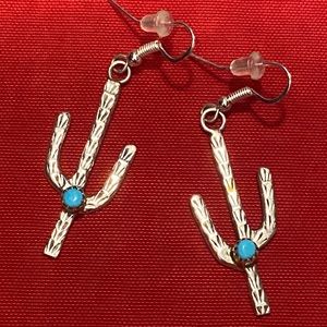 Native American made Cactus earrings